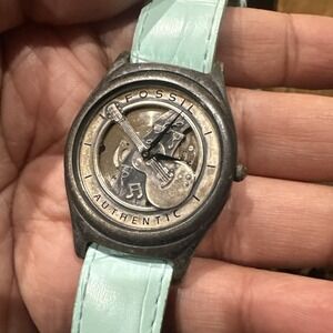 Working Rare Fossil Authentic Guitar Collection Watch 34mm Fit 7 -Missing Glass